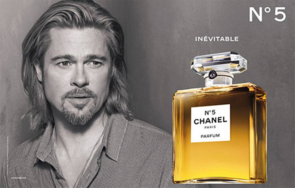 Брад Пит е новото рекламно лице на култовия парфюм Chanel No.5