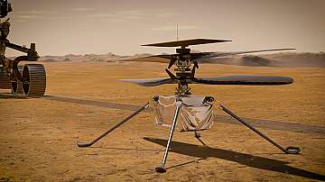Хеликоптерът оцеля на Марс в първата си нощ
