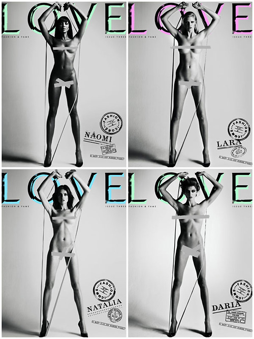 Love magazine covers
