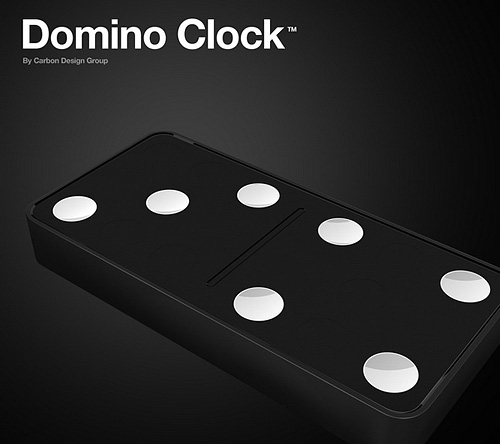 Modern Watch Domino Clock