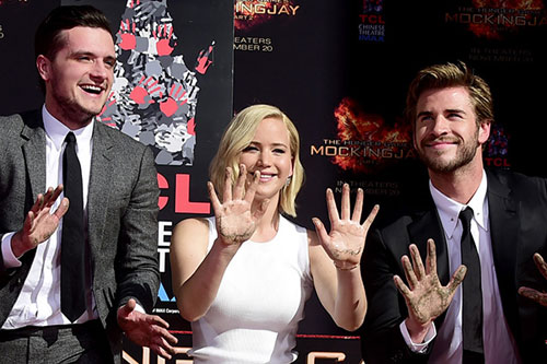 The Hunger Games stars Chinese Theatre
