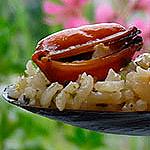 Миди с ориз на фурна