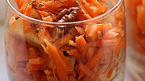 Сладка салата от моркови